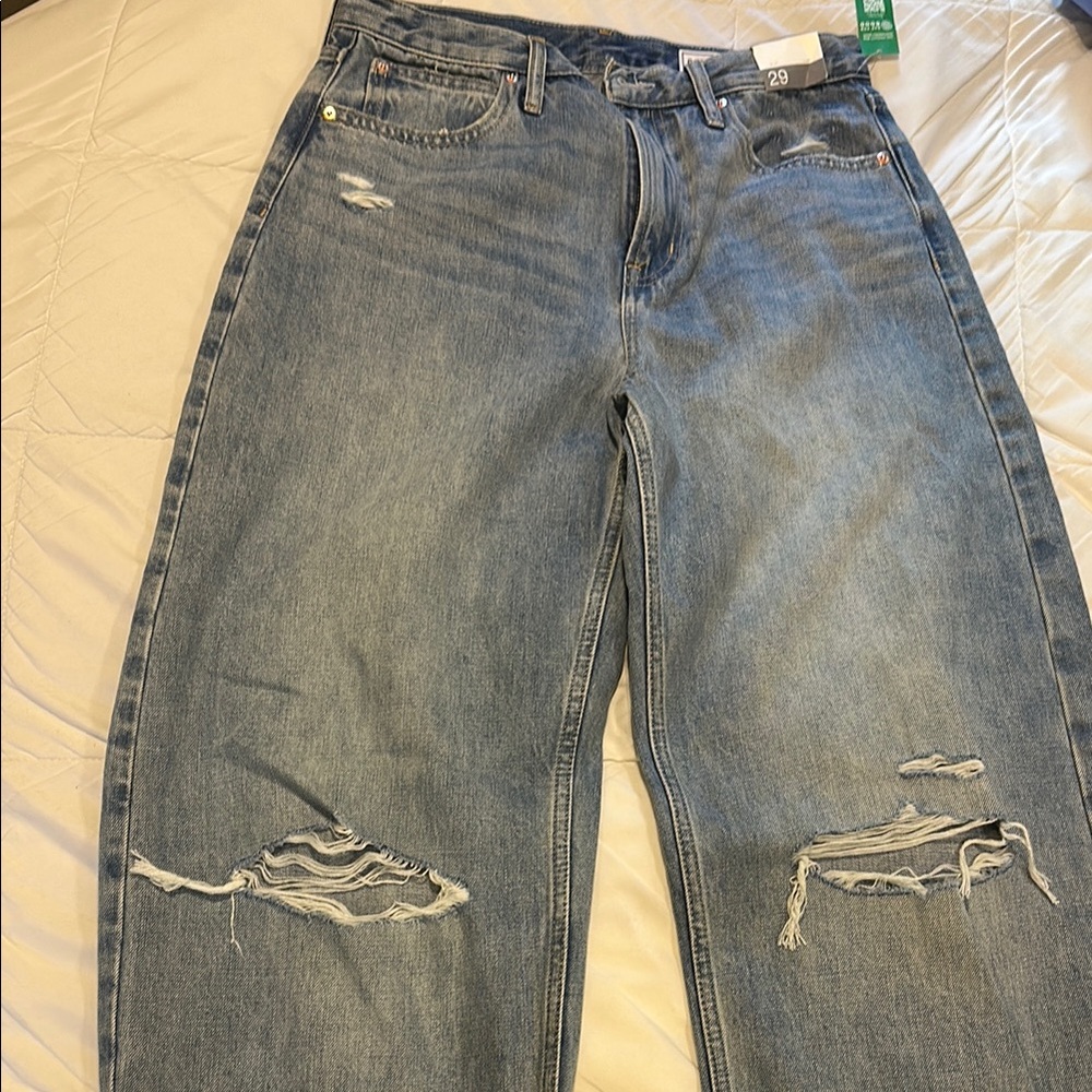 GAP Distressed Blue Jeans